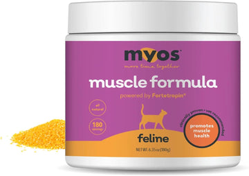 Powered By Fortetropin For Senior Cats - Aids Weight Gain, Muscle Growth & Mobility Support - Natural, Cat Nutritional Supplement - 180 Servings