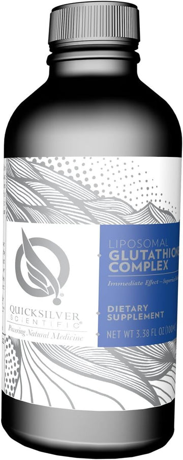 Quicksilver Scientific Glutathione Complex - Superior Absorption Antioxidant Supplement With Liquid Glutathione & Milk Thistle - Vitamin B Complex + Glutathione Supplement For Daily Use (3.38 Fl Oz)