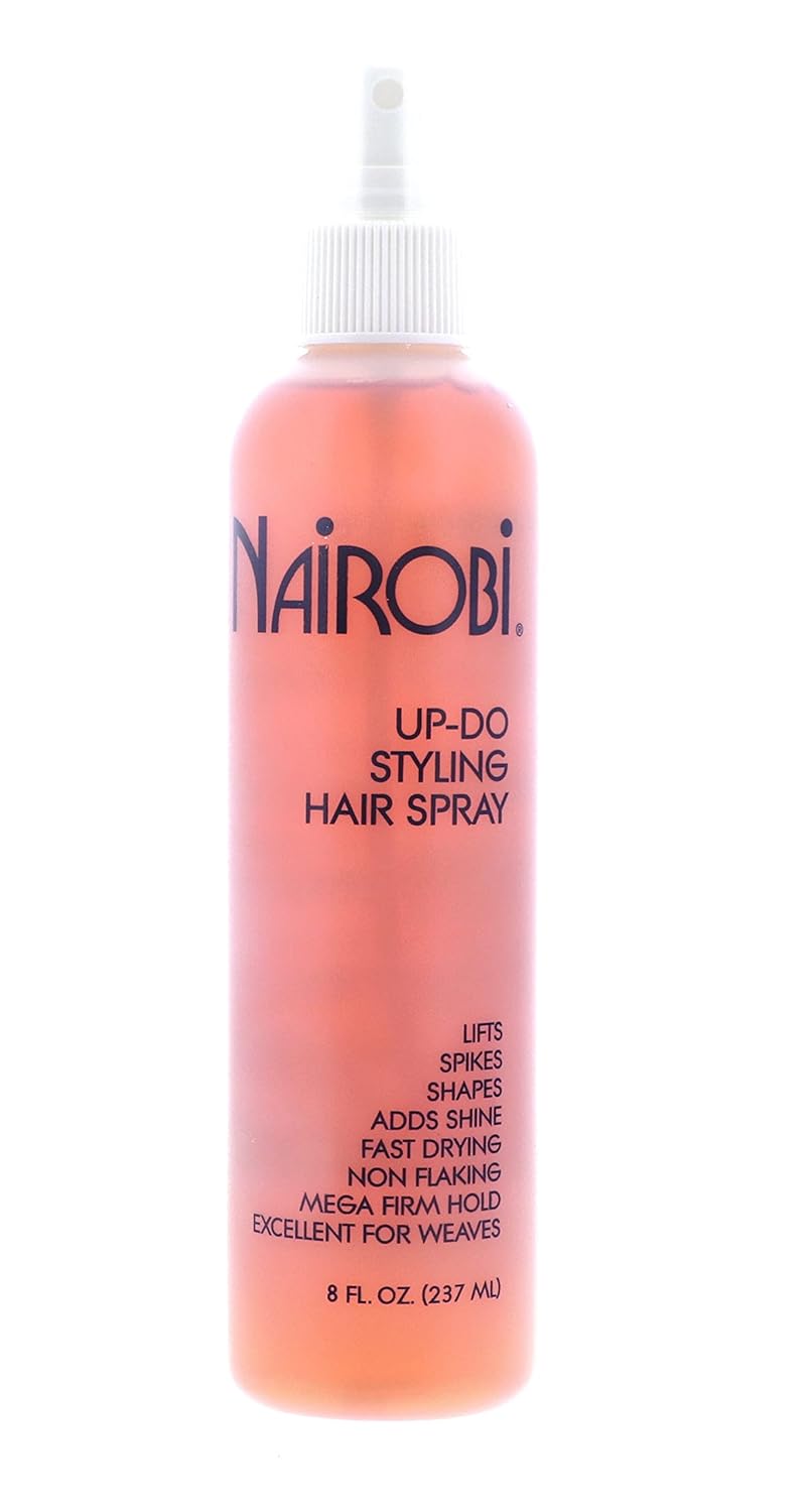 Nairobi Up-Do Styling Hair Spray Unisex, 8 Ounce By Nairobi : Beauty & Personal Care