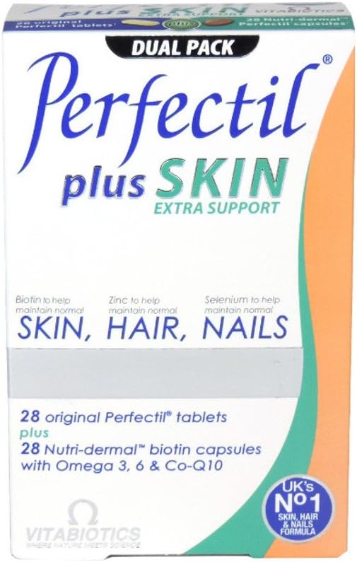 Vitabiotics - Perfectil - Plus Skin Extra Support - 28 Tablets (Case of 4)