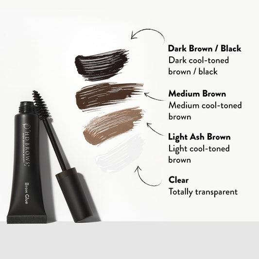 Hd Brows Brow Glue Brow Setting Gels Extreme Hold Gel, Medium Brown