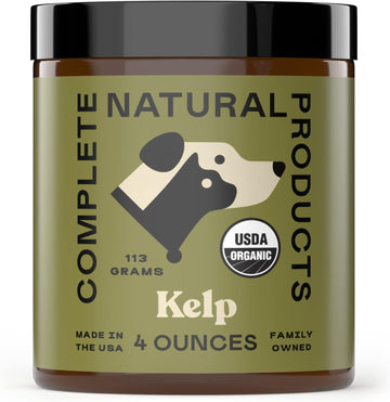Complete Natural Products Organic Kelp Powder For Pets - 4Oz - Pure Organic Kelp Powder