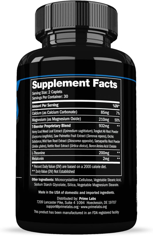 Prime Labs – Prime Test Night Duty – Nighttime Testosterone Booster & Sleep Support – Testosterone Booster For Men – Pm Rest & Muscle Recovery Supplements