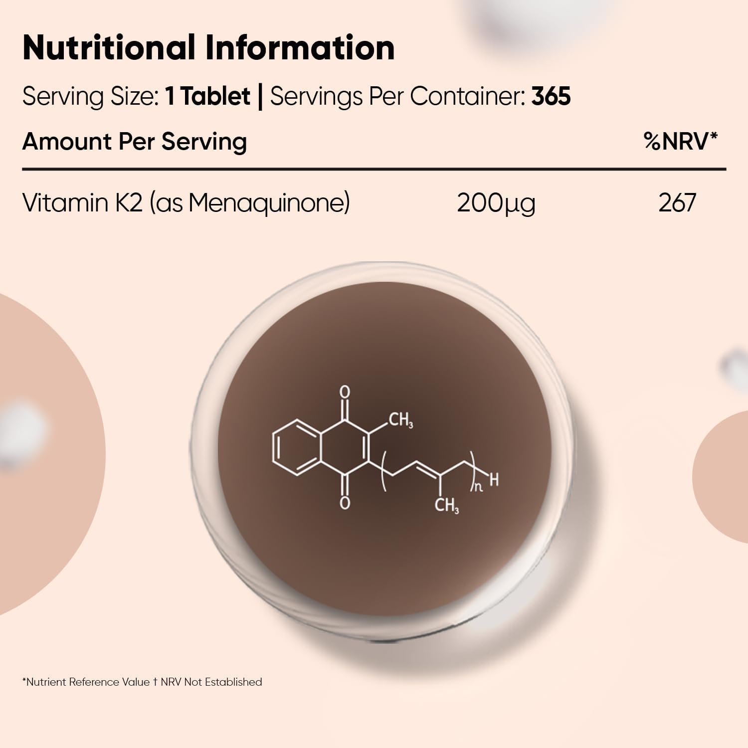 Vitamin K2 MK7 200mcg - 1 Year Supply - 365 Tablets - K2 Vitamin Supplements for Men & Women - 1 Tablet a Day - 100% All-Trans MK-7 - Vegan, Non-GMO & Magnesium Stearate-Free : Amazon.co.uk: Health & Personal Care