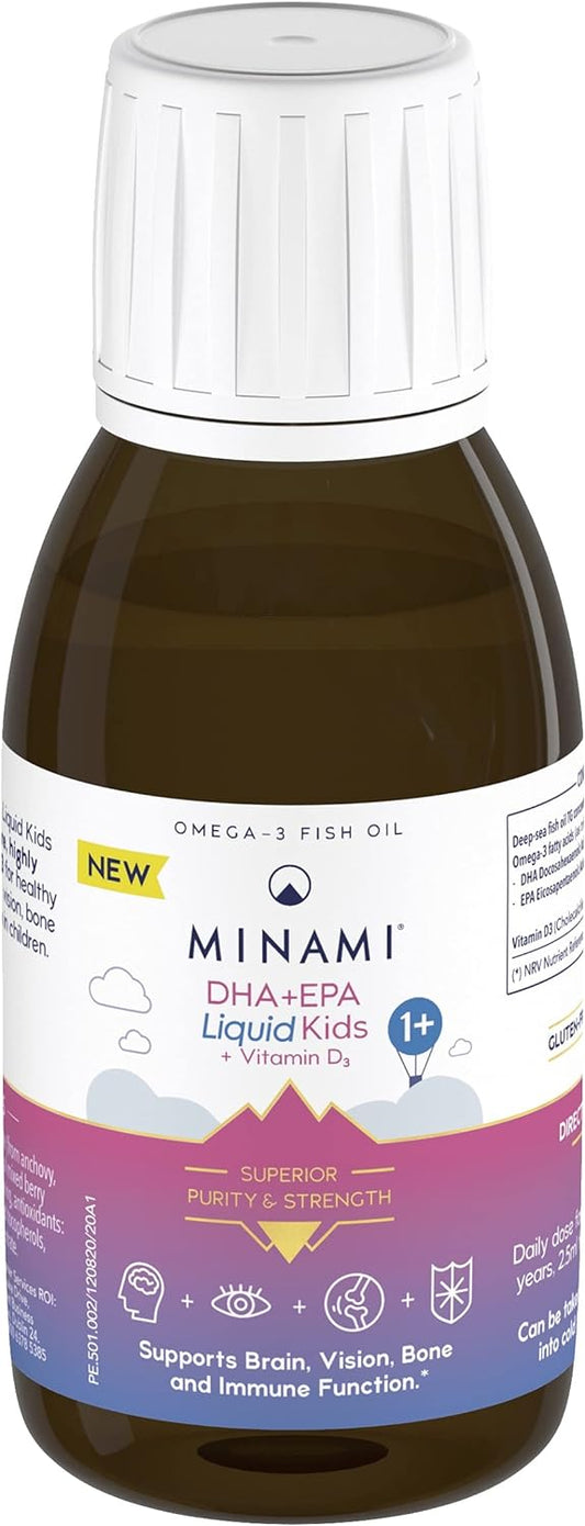 MINAMI DHA+EPA Liquid Kids + Vitamin D3-100ml