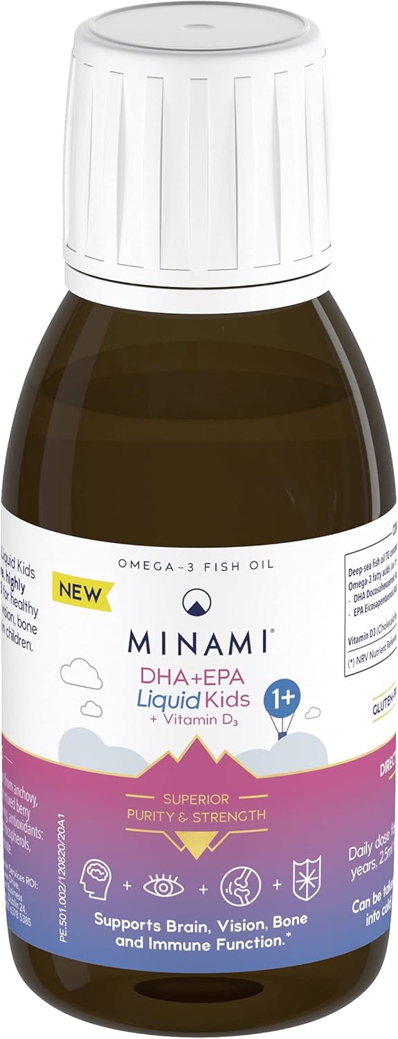 Minami - Dha+Epa Liquid Kids + Vitamin D3-100Ml