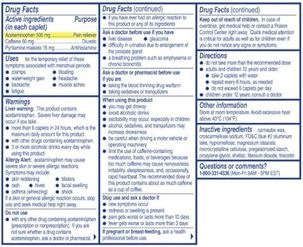 Midol Complete Menstrual Pain Relief Caplets with Acetaminophen for Period Cramps, and Menstrual Symptom Relief - 40 Count (Pack of 3) (Packaging May Vary) : Health & Household