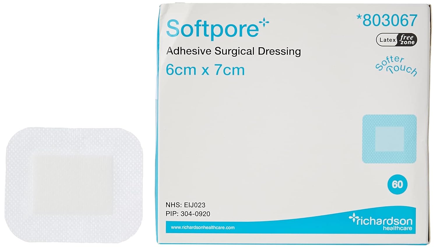 Softpore 803067 6cm x 7cm (Pack of 60) : Amazon.co.uk: Business, Industry & Science