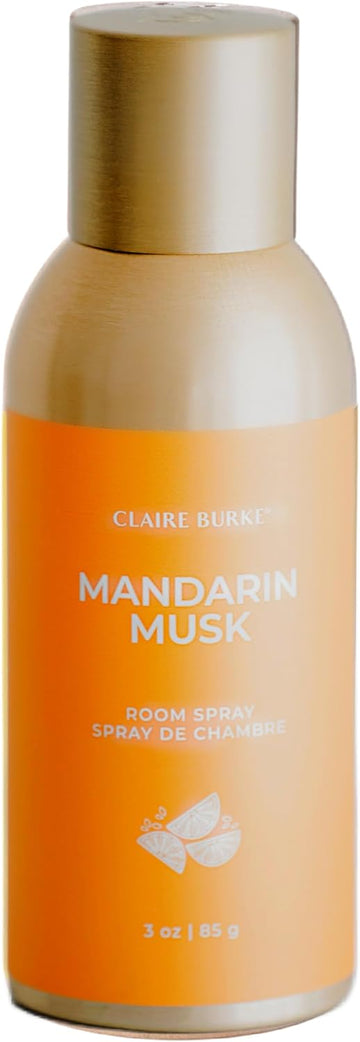 Claire Burke Room Spray, Mandarin Musk Scent for Air Freshener for Bathroom 4 oz, 1 ct