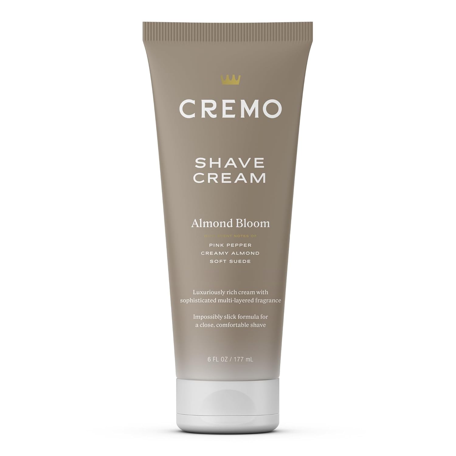 Cremo Almond Bloom Moisturizing Shave Cream, Astonishingly Superior Ultra-Slick Shaving Cream For Women Fights Nicks, Cuts And Razor Burn, 6 Fl Oz