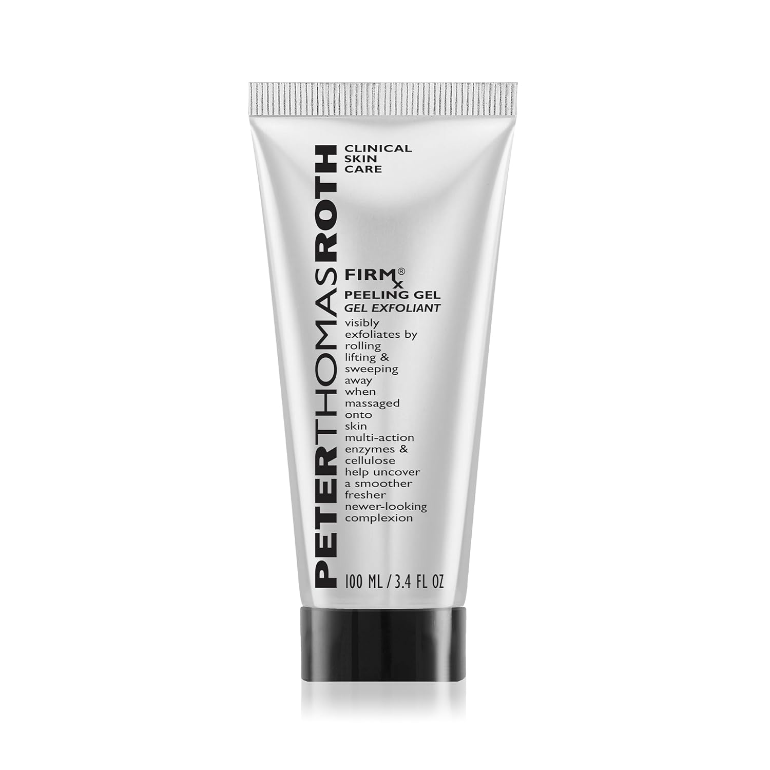 Peter Thomas Roth | FIRMx Peeling Gel | Exfoliant for Dry and Flaky Skin, Enzymes and Cellulose Help Remove Impurities and Unclog Pores 3.4 Fl Oz (Pack of 1) : Beauty & Personal Care