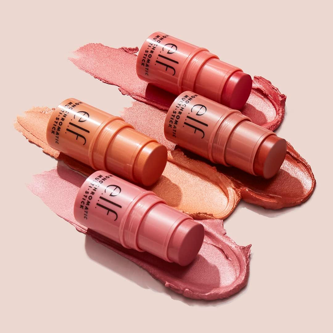 e.l.f. Monochromatic Multi Stick, Luxuriously Creamy & Blendable Colour, For Eyes, Lips & Cheeks, Sparkling Rose, 0.155 Oz (4.4g) : Amazon.co.uk: Beauty