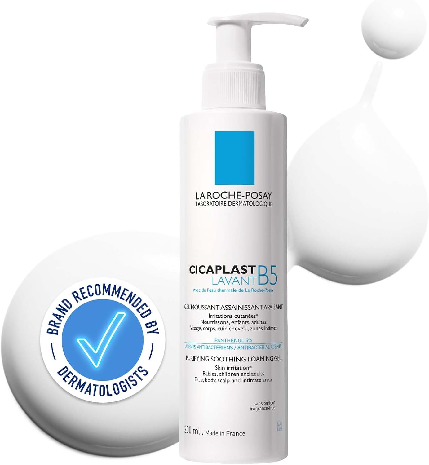 La Roche-Posay Cicaplast B5 Gentle Soothing Wash 200ml : Amazon.co.uk: Beauty