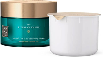 Rituals Body Cream + Refill The Ritual Of Mehr Gift Set - Energising Body Cream With Sweet Orange And Cedar Wood - Nourishing Properties, 220Ml + 220Ml