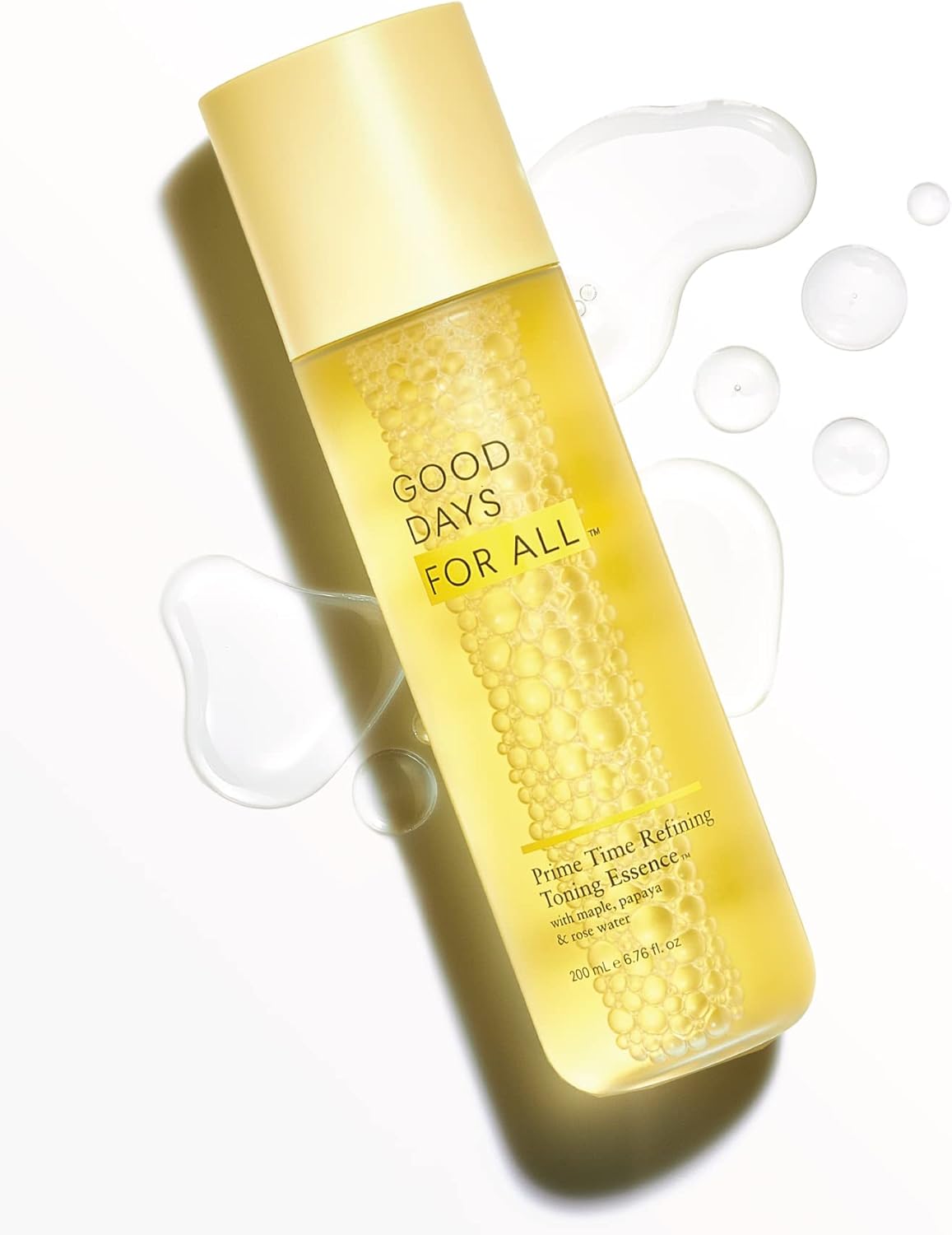 Good Days For All Prime Time Refining Toning Essence, Hydrating & Cleansing Face Toner, With Maple Extract & Rose Water, 6.67 Fl. Oz : Beauty & Personal Care