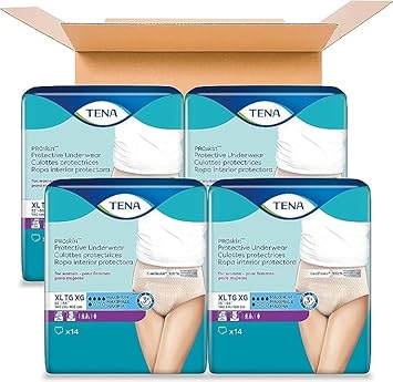 Tena Incontinence Underwear For Women, Maximum Absorbency, Proskin - X-Large - 56 Count