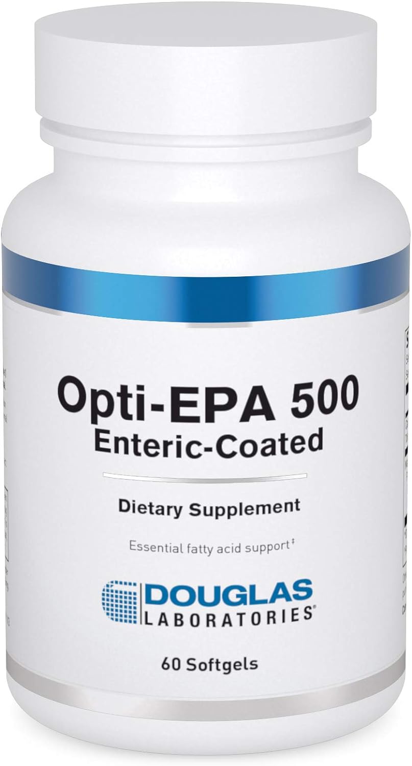 Douglas Laboratories Opti-Epa 500 | Enteric-Coated To Support Brain, Eyes, Pregnancy And Cardiovascular Health | 60 Softgels