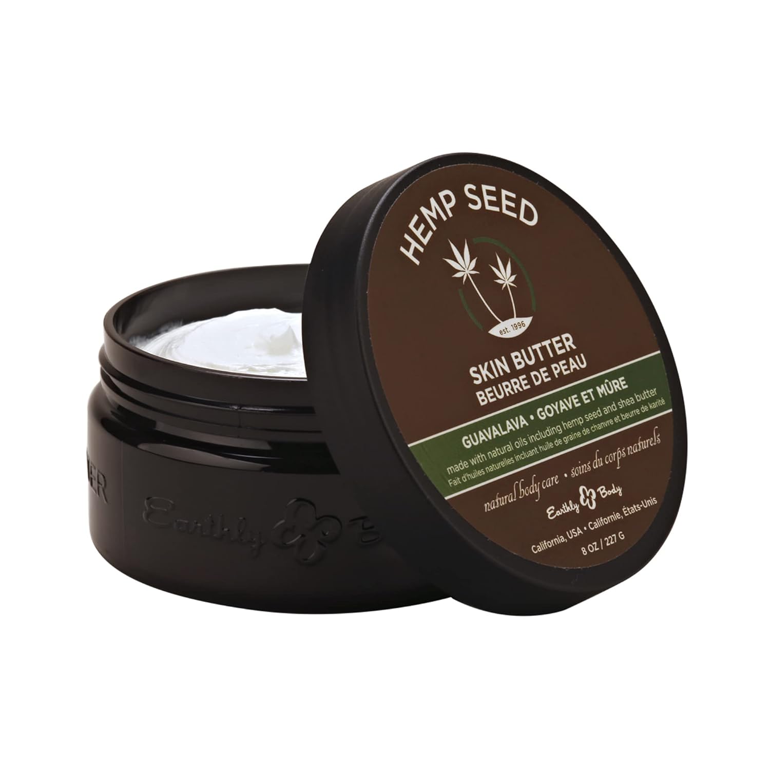 Hemp Seed Skin Butter - 8 Oz. - Total Body Moisturizer - Hemp Seed Oil, Jojoba Oil, Shea Butter - Vegan & Cruelty Free