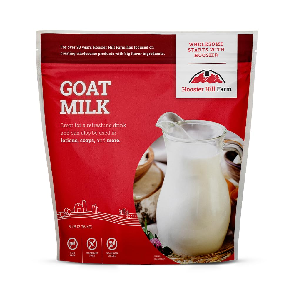 Hoosier Hill Farm Goat Milk Powder, 5LB (Pack of 1)