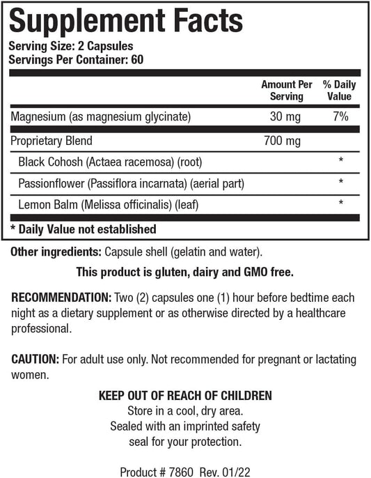 Biotics Research Biopause Pm Night Time Menopausal Support Hormonal Balance.Black Cohosh. Lemon Balm. Passionflower. Promotes Relaxation And Calm, Regulates Circadian Rhythms, Sleep Regularly 120 Caps