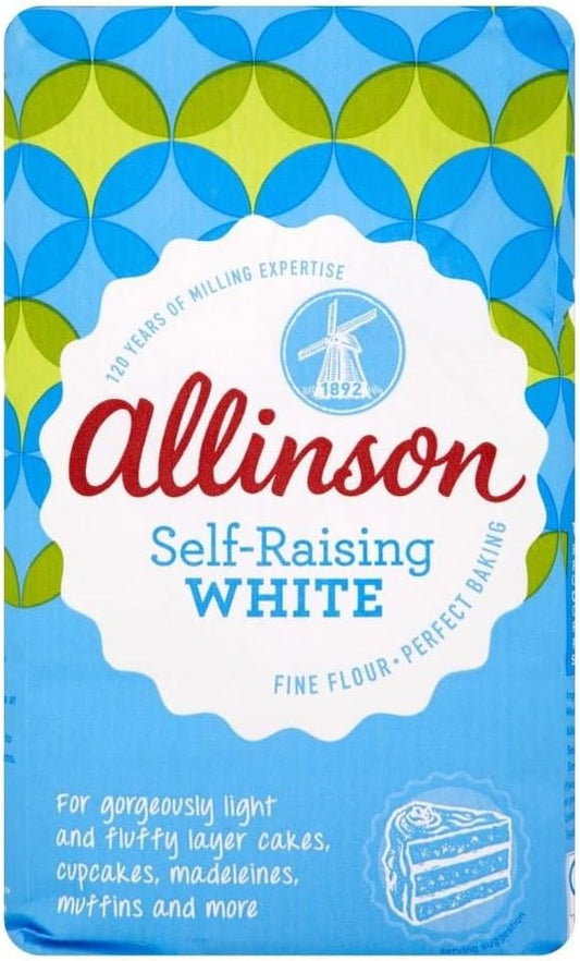 Allinson Nature Friendly Self Raising White Flour (1Kg) - Pack Of 6