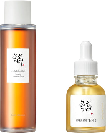 Beauty Of Joseon Ginseng Essence Water Hydrating Face Toner For Dry With Glow Serum Propolis And Niacinamide Hydrating Facial Soothing Moisturizer For Irritated Uneven Skin Tone