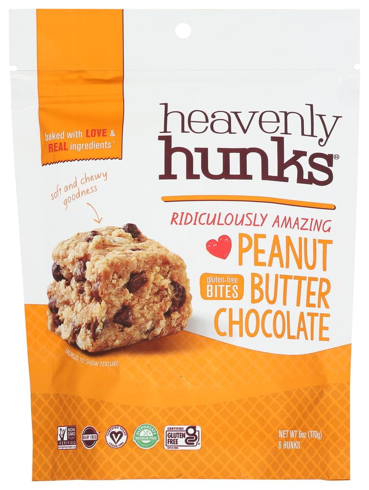 Heavenly Hunks Peanut Butter Chocolate - 6Oz Bag (6 Pack)