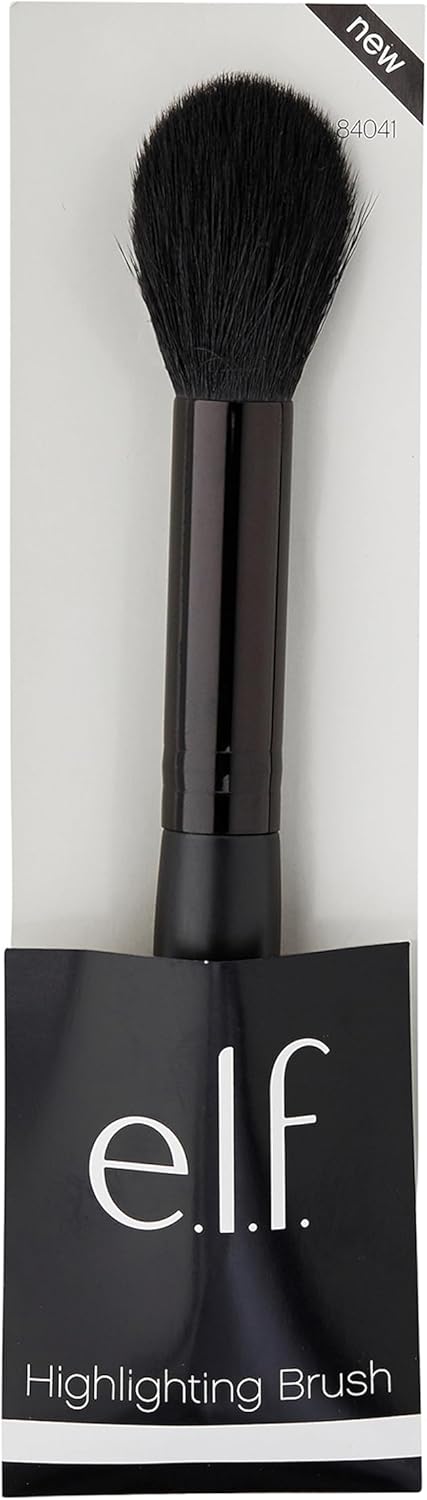E.L.F. Highlighting Brush, Vegan Makeup Tool, For An Illuminating Glow, Flawlessly Blends & Contours