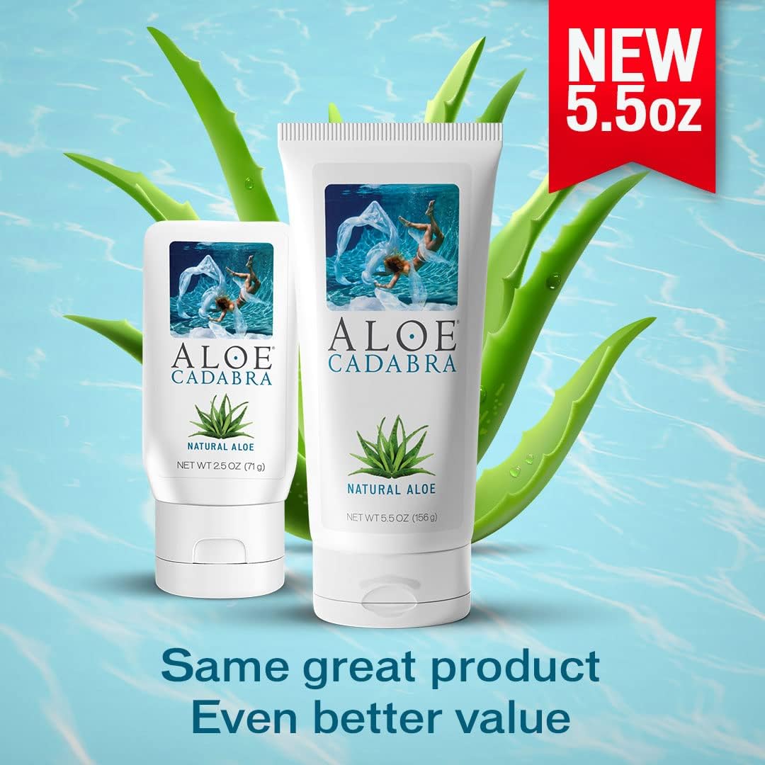 Aloe Cadabra Water Based Personal Lubricant, Organic Lube, Natural for Her, Him & Couples, 5.5 Ounces : Health & Household