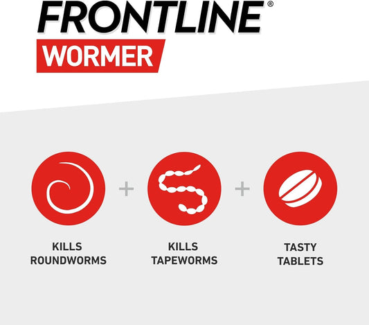 Frontline Wormer - Cat Worming Treatment - 2 Tablets