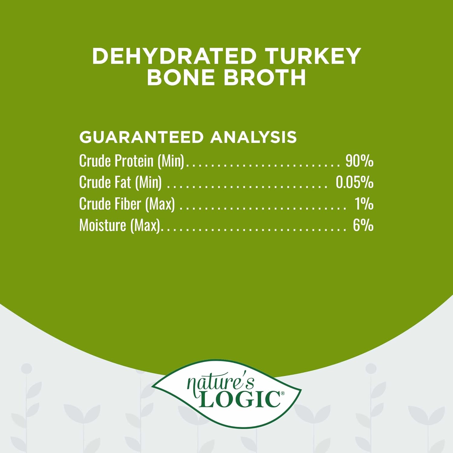Nature's Logic Dehydrated Turkey Bone Broth, 6oz