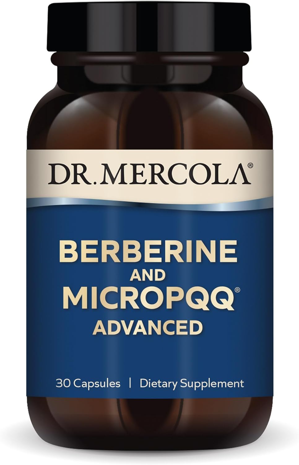 Dr. Mercola Berberine And Micropqq Advanced, 30 Servings (30 Capsules), Dietary Supplement, Supports Immune And Organ Health, Non Gmo