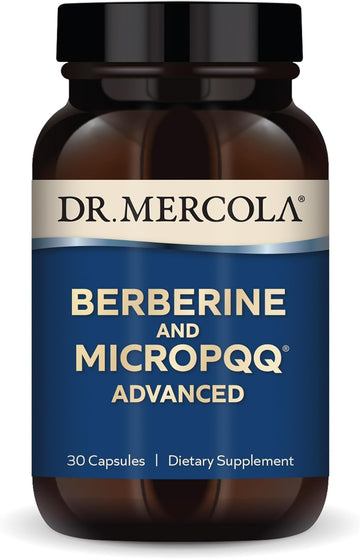Dr. Mercola Berberine And Micropqq Advanced, 30 Servings (30 Capsules), Dietary Supplement, Supports Immune And Organ Health, Non Gmo