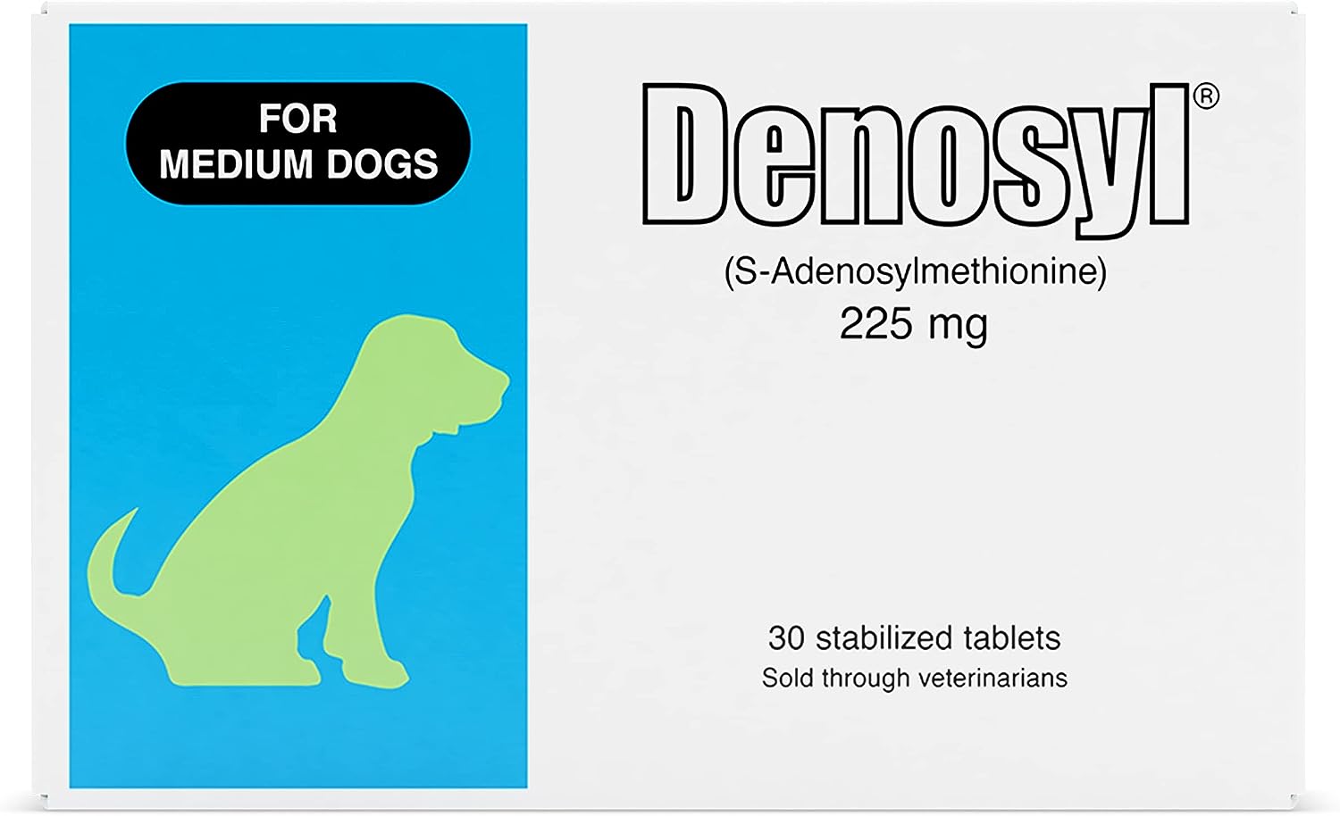 Nutramax Denosyl Liver And Brain Health Supplement For Medium Dogs - With S-Adenosylmethionine (Same), 30 Tablets