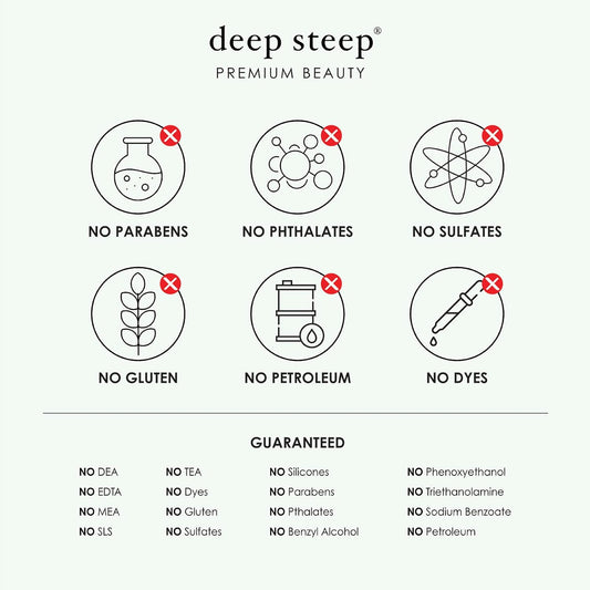 Deep Steep Sugar Scrub, Honey Blossom, 8 Oz – Exfoliating Body Scrub With Organic Coconut Oil, Shea Butter & Argan Oil – Vegan, Clean Beauty, Smooth, Soft & Nourished Skin