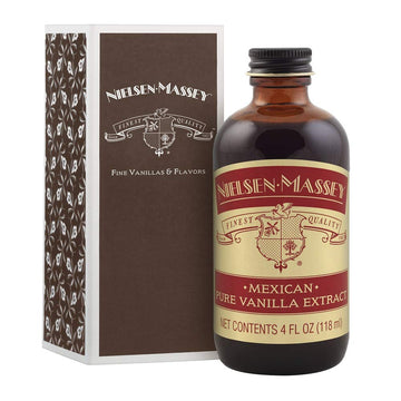 Nielsen-Massey Mexican Pure Vanilla Extract For Baking And Cooking, 4 Ounce Bottle