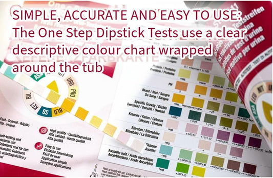 One Step: 11 Parameter Urine Test Strips Ascorbic Acid, Uti Infection, Blood, Glucose Testing Sticks