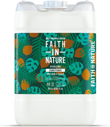 Faith In Nature Natural Coconut Conditioner, Hydrating, Vegan & Cruelty Free, No SLS or Parabens, Normal to Dry Hair, 5L Refill Pack : Amazon.co.uk: Beauty
