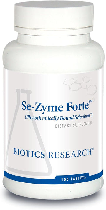 Biotics Research Se-Zyme Forte™– Whole Food Selenium Source, Thyroid Gland Function, Dna Production, Cognitive Health, Potent Antioxidant. 100 Tabs