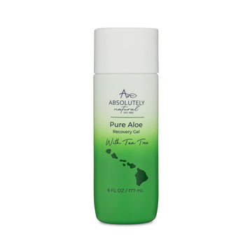 100% Pure Aloe Vera Cooling Gel - Lotion For Sunburn Relief & Rashes - Premium Sun Care With Vitamin E, Eucalyptus - 6 Oz