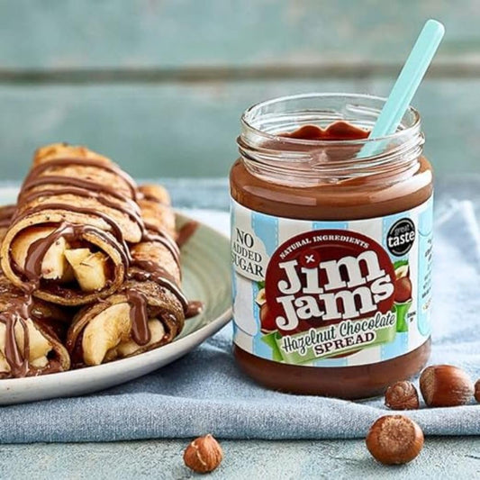 Jim Jams 83% Less Sugar Hazelnut Chocolate Spread 350G