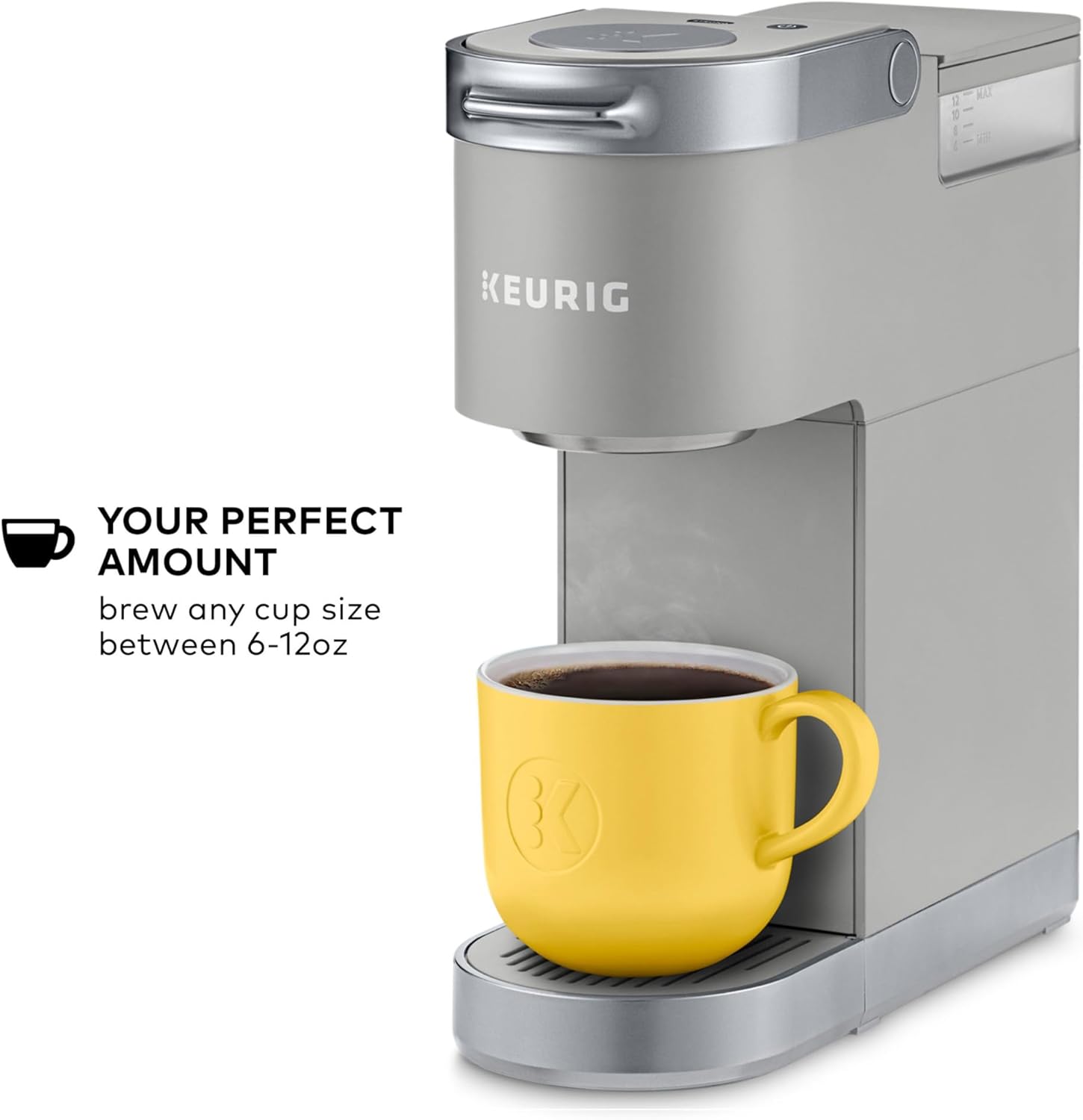 Keurig K-Mini Plus Single Serve K-Cup Pod Coffee Maker, Studio Gray: Home & Kitchen