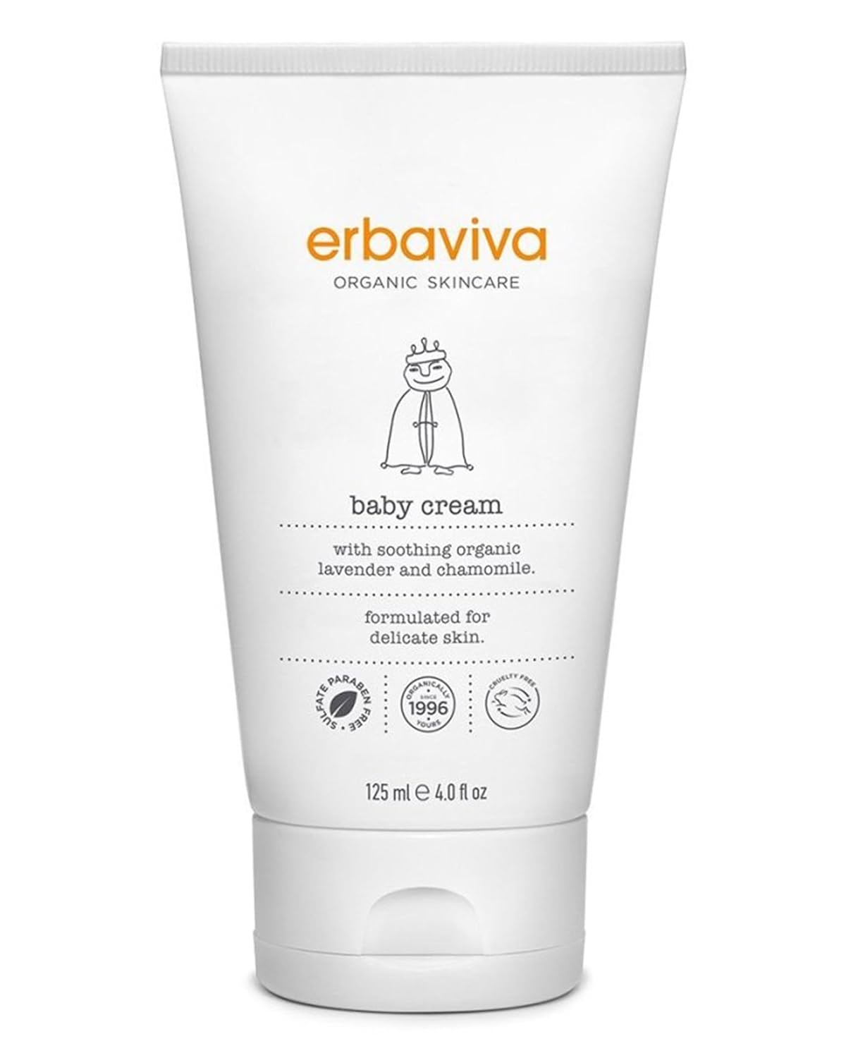 Erbaviva Baby Cream, 4 Fl Oz