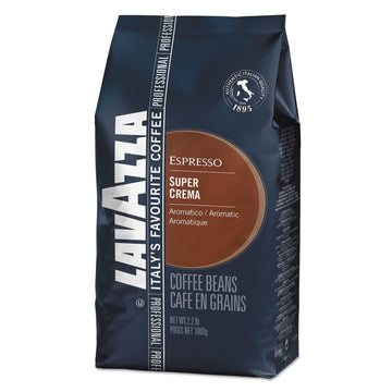 Lavazza 4202 Super Crema Whole Bean Espresso Coffee, 2.2Lb Bag, Vacuum-Packed