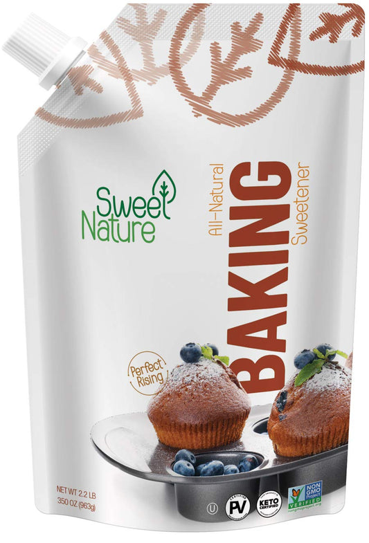 Sweet Nature, Birch Xylitol Baking Sweetener Non Gmo Kosher Made In The U.S.A., Keto Friendly, 2.2 Lbs 35.2 Ounce