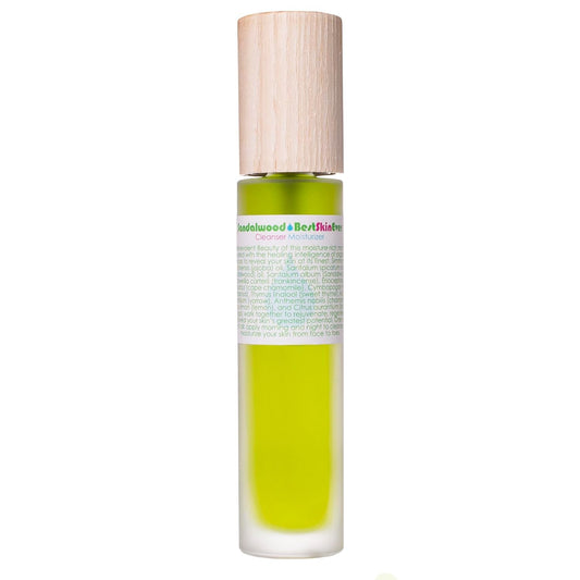 Living Libations - Organic Best Skin Ever All-In-One Facial Cleanser, Exfoliator + Moisturizer | Natural, Wildcrafted, Vegan Clean Beauty (Sandalwood) : Beauty & Personal Care