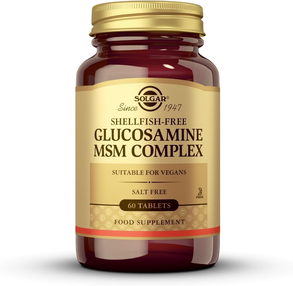 Solgar Triple Strength Glucosamine Chondroitin Msm, 60 Tablets - Promotes Healthy Joints, Supports Comfortable Movement - Shellfish Free - Gluten Free, Dairy Free - 30 Servings