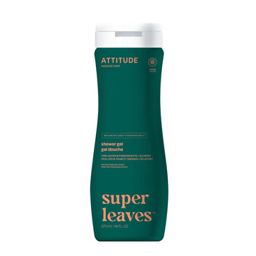 Attitude Body Wash, Ewg Verified Shower Gel, Dermatologically Tested, Plant And Mineral-Based, Vegan Personal Care Products, Orange Leaves, Bulk Refill, 67.6 Fl Oz