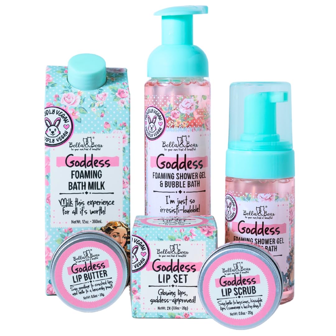 Bella & Bear Goddess Tropical Foaming Shower Gel | Body Wash & Bubble Bath 2 In 1 (6.7 Oz) : Beauty & Personal Care