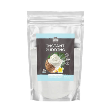 Birch & Meadow 2 Lb, Coconut Instant Pudding, Mix In Minutes, Snack, Filling, Dessert